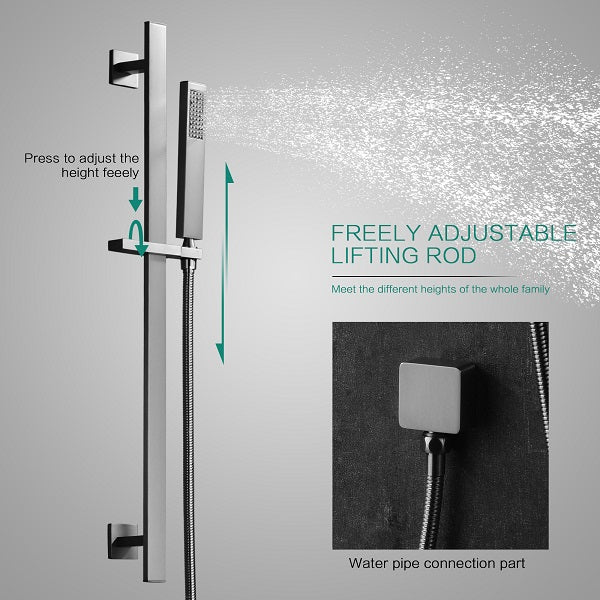 Gold finish Cascada luxury shower system