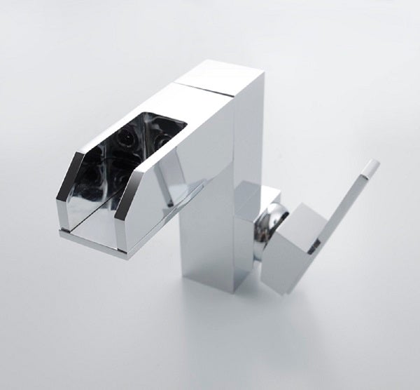 Color Changing LED Waterfall Sink Faucet - Cascada Showers