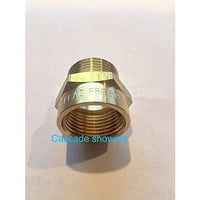 G Thread 1/2" Female to NPT Thread 1/2" Male Pipe Fitting Adapter - Cascada Showers
