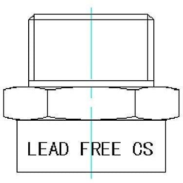 G Thread 1/2" Female to NPT Thread 1/2" Male Pipe Fitting Adapter - Cascada Showers