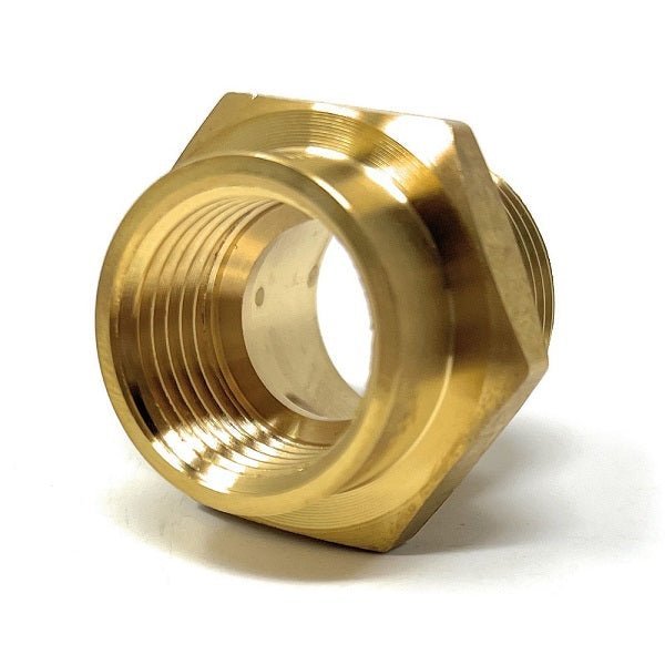 G Thread (Metric BSPP) Male to NPT Female Adapter - Lead Free (3/4" x 1/2") - Cascada Showers