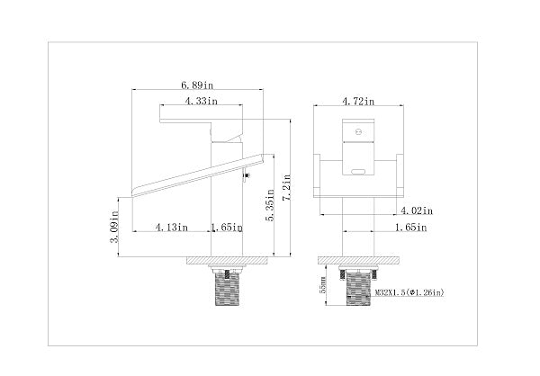 LED Waterfall Sink Faucet - Cascada Showers cascada bathroom sink waterfall faucet for led light light up faucets color changing hot and cold 1 hole 3 colors water mixer single handle deck mounted tap high quality solid structure automated temperature chrome pressure red green blue Ceramic LED