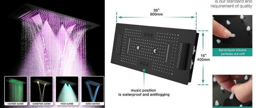 How LED Rain Shower Heads Work: (A Complete Breakdown)