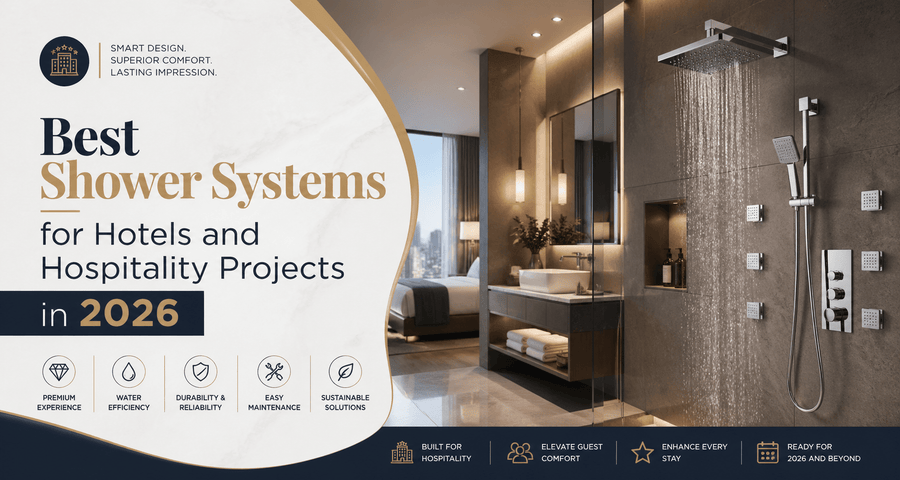 Best Shower Systems for Hotels and Hospitality Projects in 2026