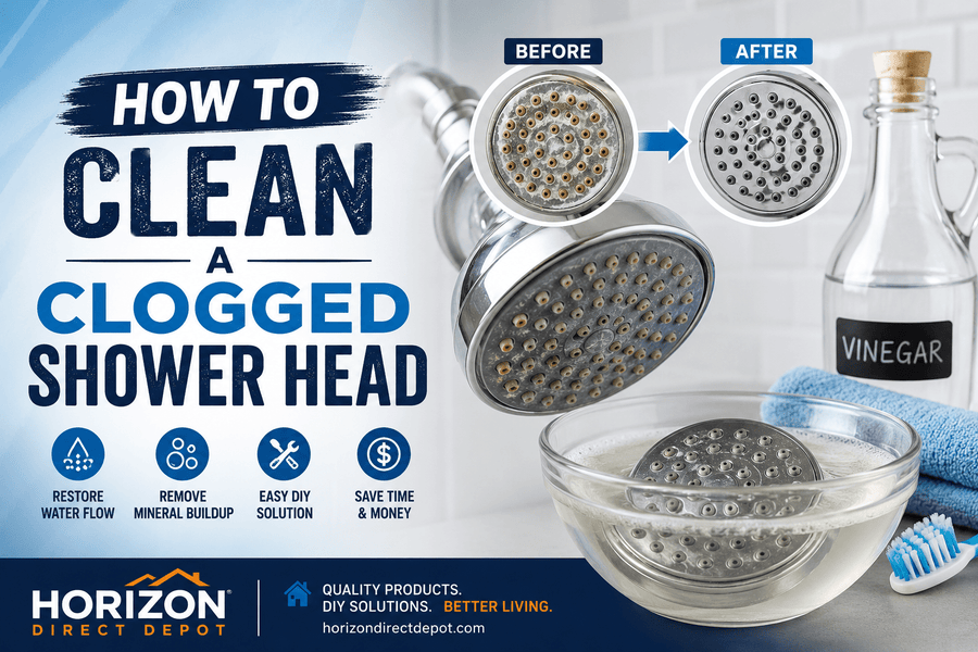 How to Clean a Clogged Shower Head (And Actually Fix the Problem)