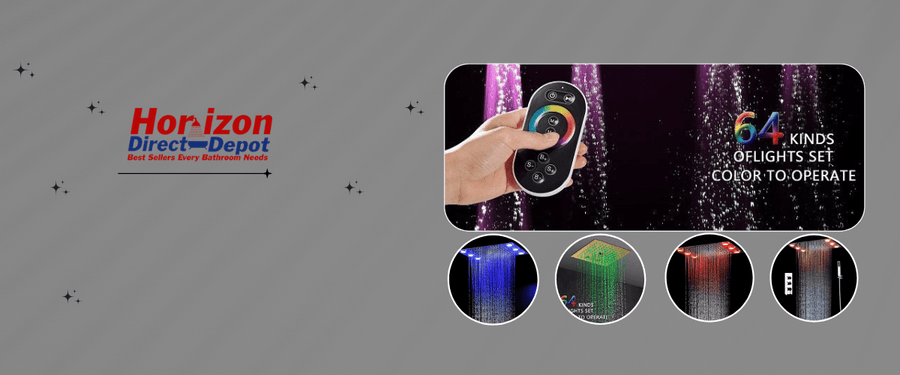 LED Shower Systems: Boost Your Mood with Color Therapy