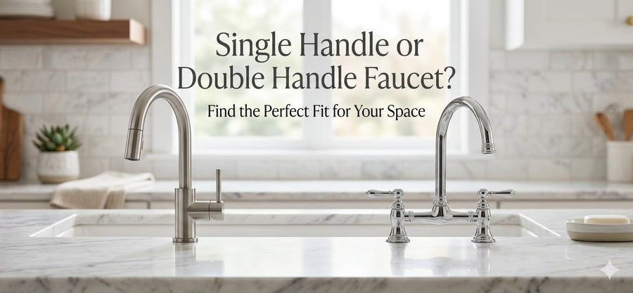 Single Handle or Double Handle Faucet? Find the Perfect Fit for Your Space