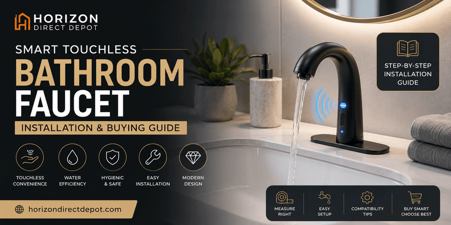 Smart Touchless Bathroom Faucet Installation & Buying Guide
