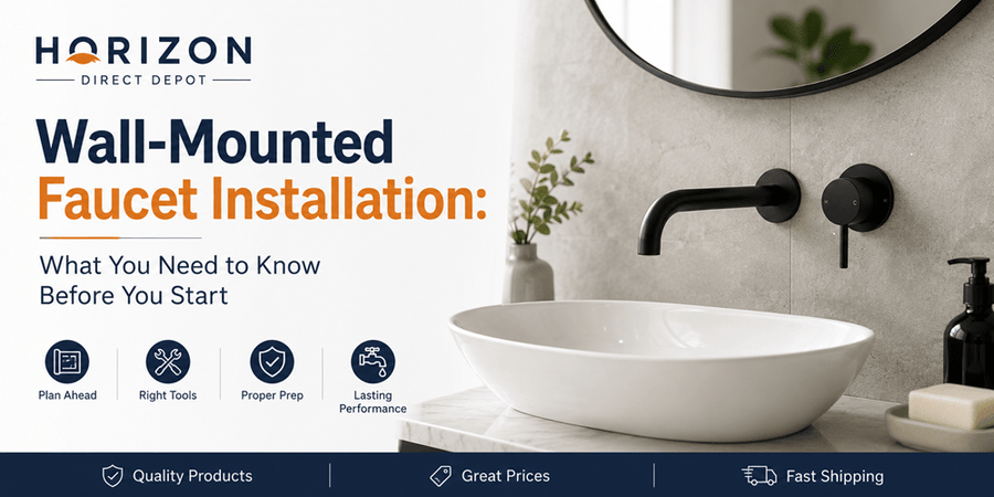 Wall-Mounted Faucet Installation What You Need to Know Before You Start