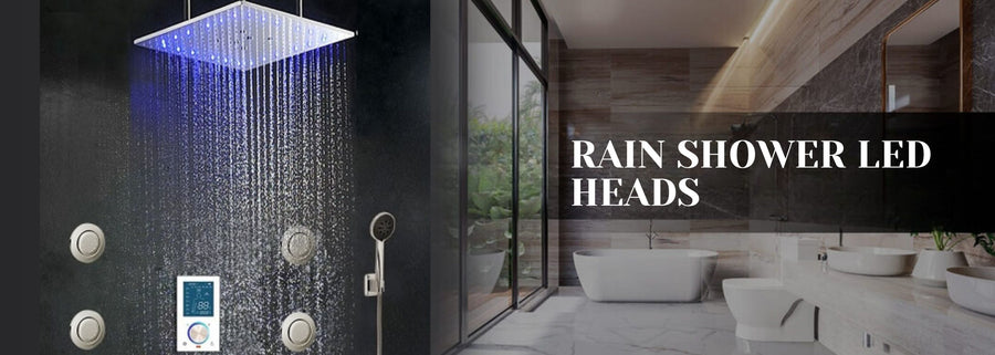 Rain Shower Heads LED