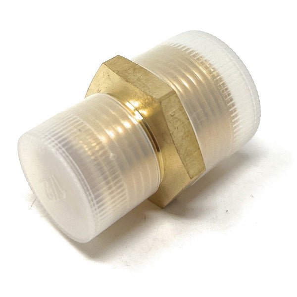 Cascada Showers Brass Fitting – 1/2" G Male × 3/4" NPT Male Plumbing Adapter