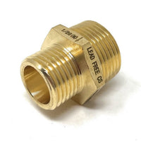 Cascada Showers 1/2 G Male × 3/4 NPT Male Brass Adapter – Durable Lead-Free Connector