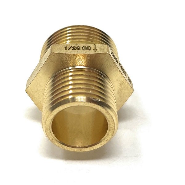 Cascada Showers Lead-Free Brass Adapter – Convert G Thread to NPT Connection