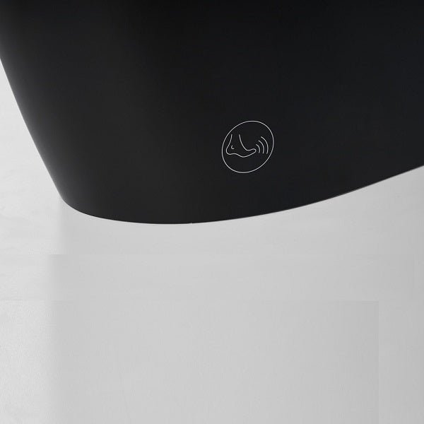 Smart toilet auto-open radar sensor and foot sensor control diagram for touchless operation