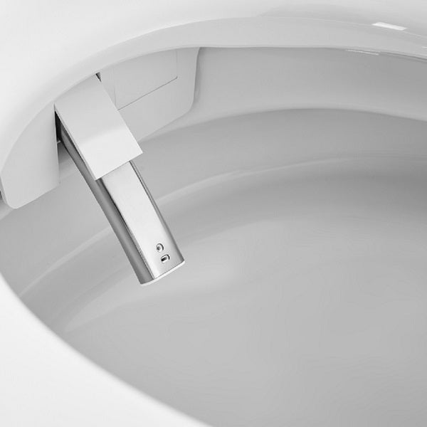 Self-cleaning stainless steel bidet nozzle with UV sterilization light for hygiene