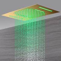 Rainfall mode running from the Cascada Serenity showerhead