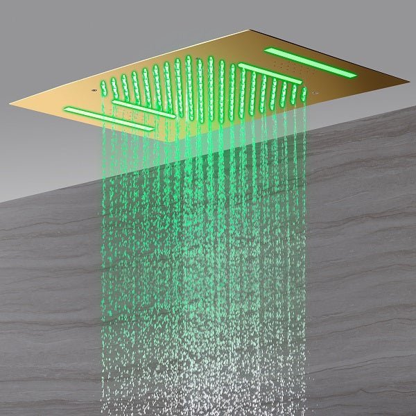 Rainfall mode running from the Cascada Serenity showerhead