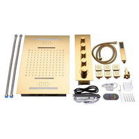 Full package contents laid out for the Cascada Serenity system