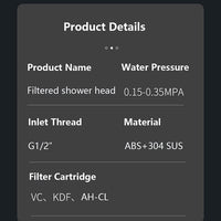  filtration shower head; filtered water shower; delta shower filter; salt shower head; hot water shower filter; shower head removes chlorine; vitaclean shower head; water filter for shower head better skin and hair; tandem shower head for couples; double shower head system; tandem shower head; shower purifier; filtered shower heads; soft water filter for shower head; berky water filtration system; massage shower heads high pressure;