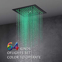 Full color wheel breakdown — how the Cascada Royale remote cycles through all 64 LED options