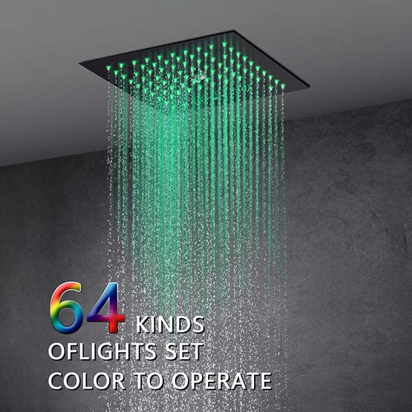 Full color wheel breakdown — how the Cascada Royale remote cycles through all 64 LED options