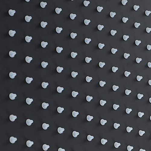 40 inch rainfall shower head installed in ceiling bathroom