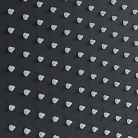 40 inch rainfall shower head installed in ceiling bathroom