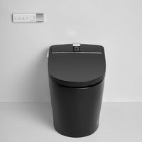 Cascada Milano smart toilet rear view with jet siphon flushing system and power connection
