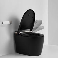 Smart toilet wireless remote control with adjustable water pressure and temperature settings