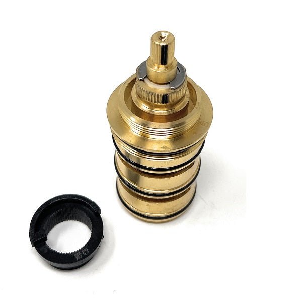 Cascada shower valve cartridge with anti-scald feature