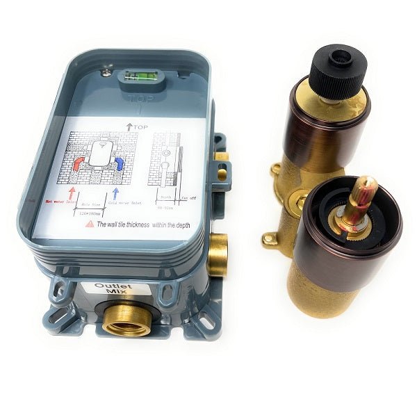 Integrated flushing plug shower valve system
