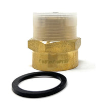 BSPP to NPT lead-free brass fitting adapter with washer screw-in installation