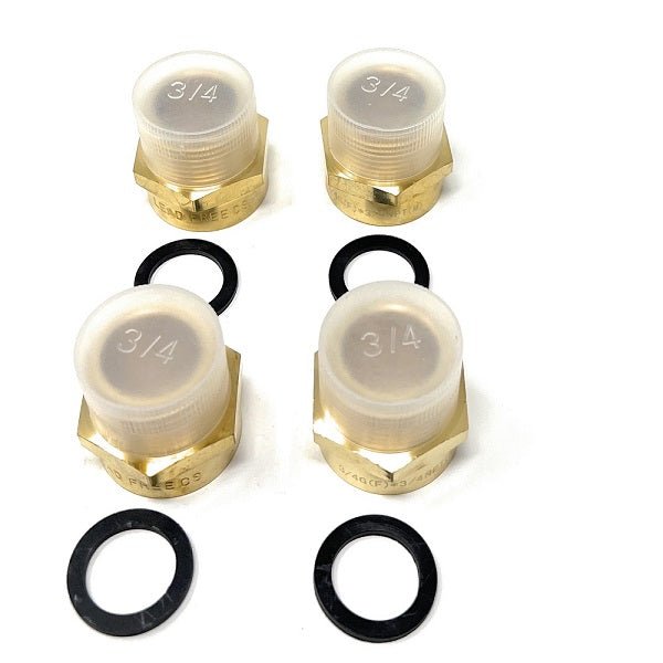 G Thread female to NPT male brass pipe adapter with washer for HVAC plumbing