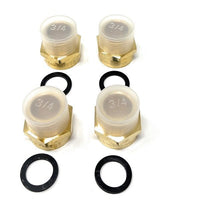 G Thread female to NPT male brass pipe adapter with washer for HVAC plumbing