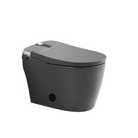 Milano smart toilet in minimalist bathroom with matte gray finish and clean aesthetic