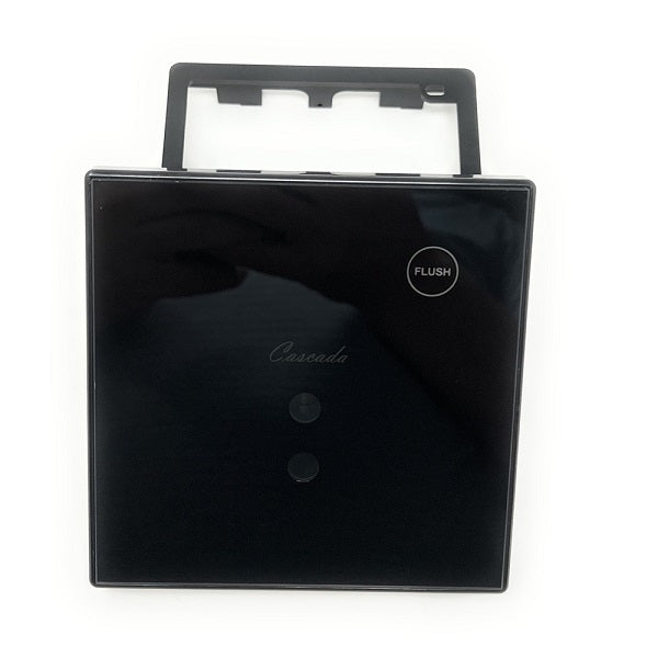 Hygienic touchless urinal flush system for commercial restrooms
