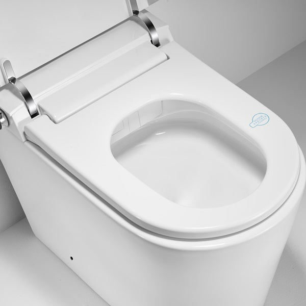 Built-in water tank on Annecy smart toilet for stable flushing performance