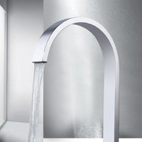 Cascada Classic Design Waterfall Bathroom Sink Faucet with 2 Square