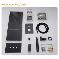 Collection of Cascada Amadora components and tools