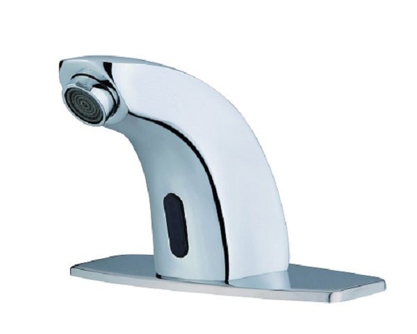 Chrome faucet handle of EcoMotion sensor faucet