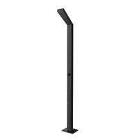 Capri Matt Black Outdoor Shower Panel by Cascada Showers: Transform Your Backyard into a Spa Oasis - Cascada Showers