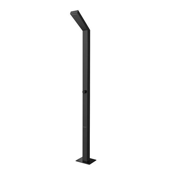 Capri Matt Black Outdoor Shower Panel by Cascada Showers: Transform Your Backyard into a Spa Oasis - Cascada Showers