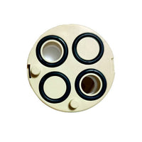 2-way diverter stem and body profile — 4 inch length brass thermostatic valve part
