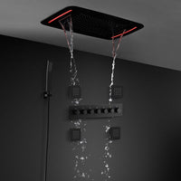 Cascada 17"x28" Torino LED Shower System - Cascada Showers