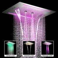 Cascada 23"x31" Florence LED Music Shower Head - Cascada Showers