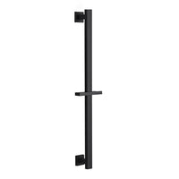 A matte black double-handle wall-mounted Cascada 26-inch 304 stainless steel