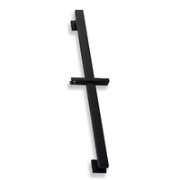 Matte black Cascada sliding shower bar  