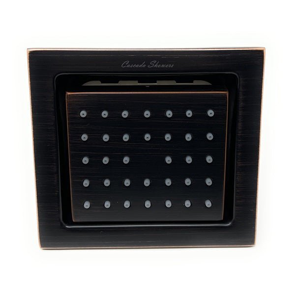 Cascada square body jet matte black finish 