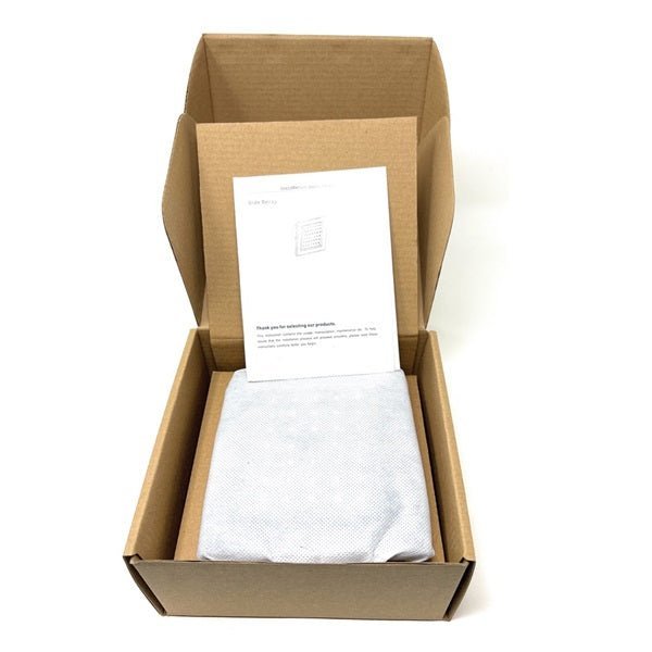Cascada square body spray jet product packaging – CSW004-164 boxed for shipping
