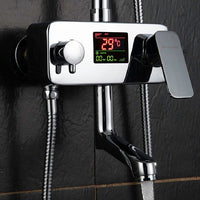 Cascada Allure 8" Digital Shower Faucet System Chrome Finish - Cascada Showers